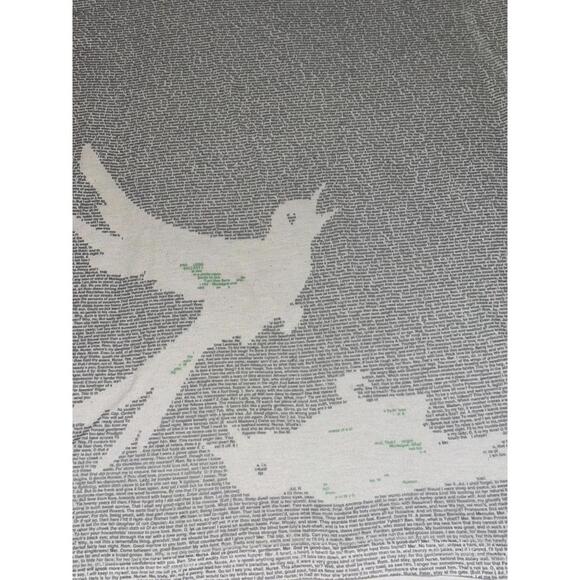 Litographs To Kill a Mockingbird Book T-Shirt Adult Large L AOP Words - Picture 2 of 6